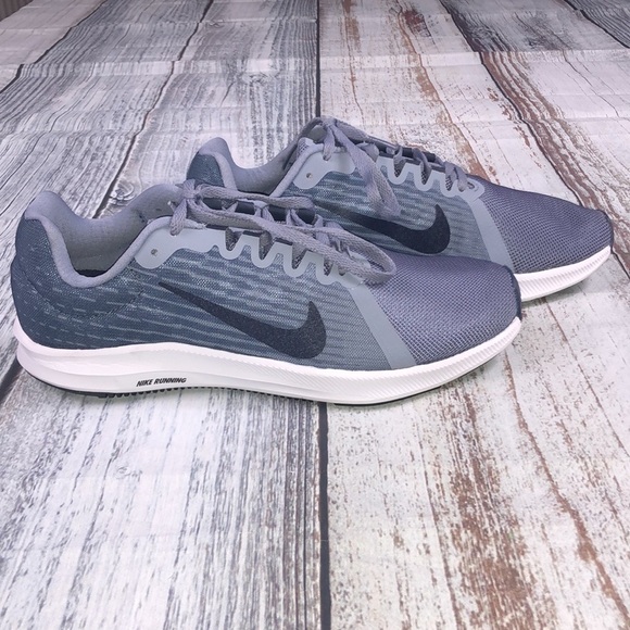 NWOT Nike Downshifter 8 Grey/White Sneakers Sz 6.5 - Picture 1 of 11